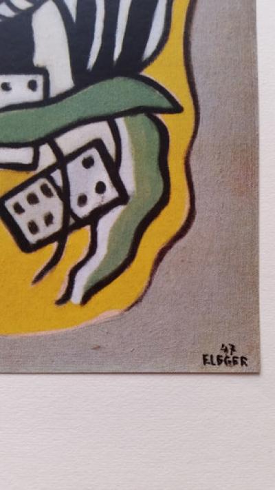 Fernand LÉGER ( d’après ) - Composition aux dominos, 1947, Lithographie 2