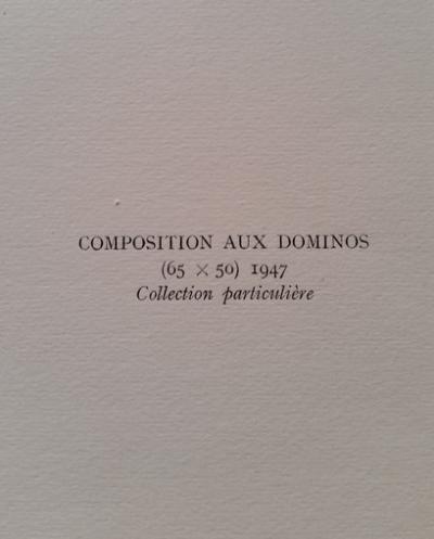 Fernand LÉGER ( d’après ) - Composition aux dominos, 1947, Lithographie 2