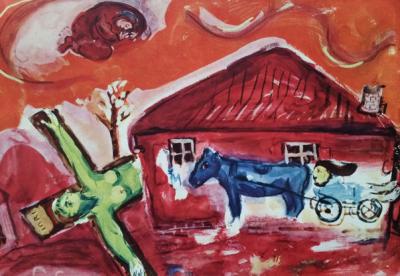 Marc CHAGALL (d’après) - A l’ombre des rêves 1944 - Lithographie 2