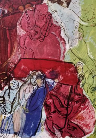 Marc CHAGALL (d’après) - Mariage, 1944 - Impression 2
