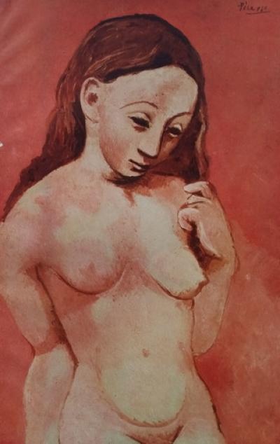 Pablo PICASSO (d’après) - Femme à la chevelure, 1905, Impression 2