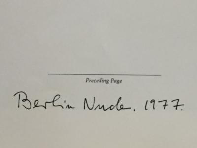 Helmut NEWTON - Berlin, Nude, 1977 - Photolithographie 2