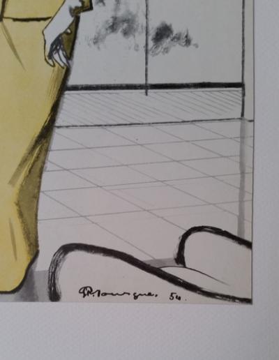 Pierre Mourgue - Illustration de Pierre Mourgue pour la maison de haute couture Dior 2