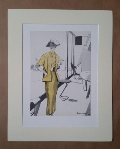 Pierre Mourgue - Illustration de Pierre Mourgue pour la maison de haute couture Dior 2