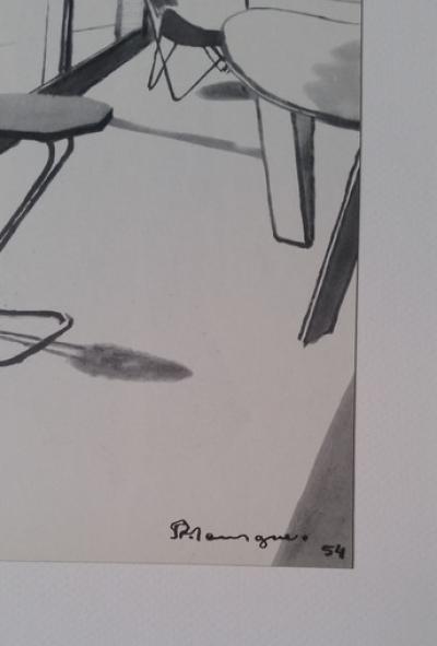 Pierre Mourgue - Illustration de Pierre Mourgue pour la maison de haute couture Dior 2