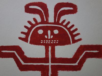 Culture Tolima - Lithographie à motif Précolombien : 