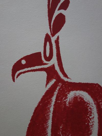 Culture Calima - Lithographie à motif Précolombien : 