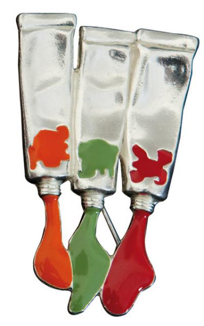 ARMAN Broche 3 tubes 2