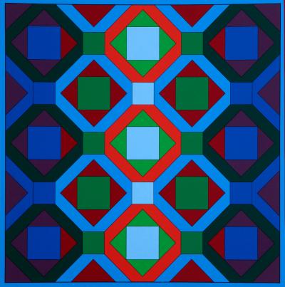 Victor VASARELY Victor Hommage à Jean Sébastien Bach Sérigraphie 2
