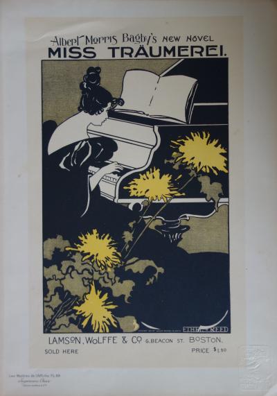 Miss Träumerei, Lithographie originale  (1896-1900) 2