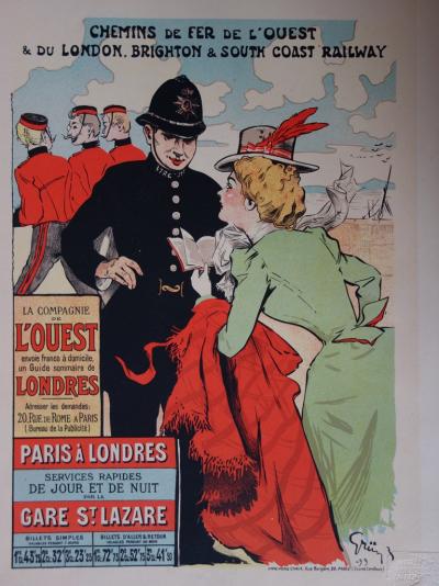 Les Maîtres de l’Affiche - Chemin de fer de L’Ouest - Lithographie originale 2