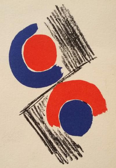 Sonia Delaunay - carte d’Invitation pour le 90ème Anniversaire de Sonia Delaunay 2
