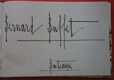 Bernard BUFFET : Bateaux, Catalogue Galerie Garnier 1973 2