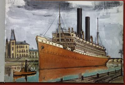 Bernard BUFFET : Bateaux, Catalogue Galerie Garnier 1973 2