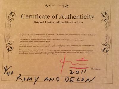 Bert STERN - Romy and Delon 2, 2011 - Photographie signée et numérotée 2