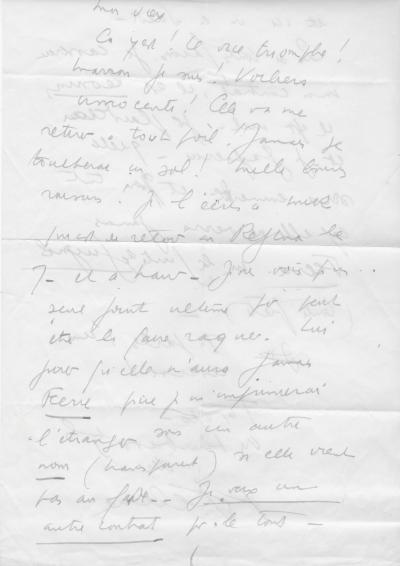 Louis-Ferdinand CELINE - Signed autograph letter 2