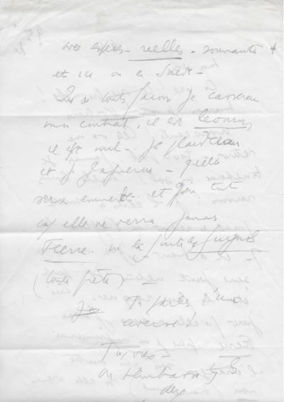 Louis-Ferdinand CELINE - Signed autograph letter 2
