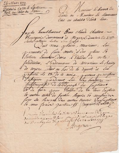 FOUQUIER TINVILLE - Lettre autographe signée 2