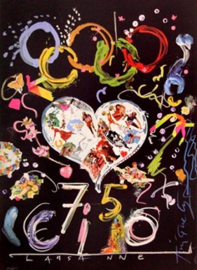 Jean Tinguely - Barcelona, 1992 - Lithographie originale signée dans la planche 2