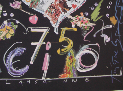 Jean Tinguely - Barcelona, 1992 - Lithographie originale signée dans la planche 2