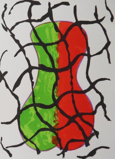 Man RAY - Imagination Subversion, Dos de femme ou violon - Lithographie originale signée au crayon 2