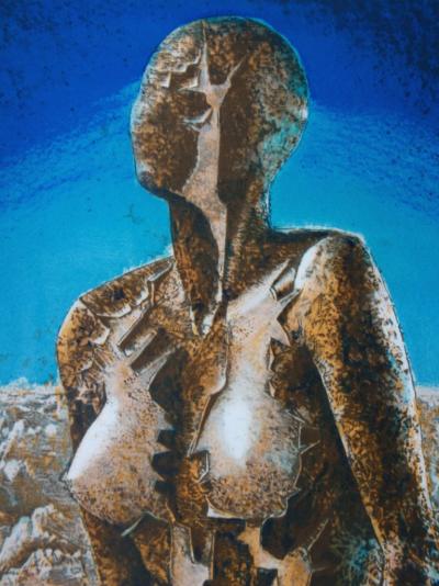 Pierre LAMY : Femme sculpturale - Lithographie originale Signée 2