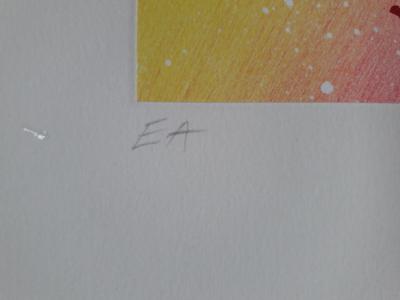 Jacques MONORY - Fouillis mathématique pour un univers en enroulement torsadé - Sérigraphie signée et numérotée 2