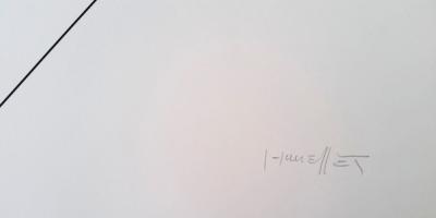 Gottfried HONEGGER - Composition géométrique (rouge, jaune, noir), 2015, Sérigraphie signée 2
