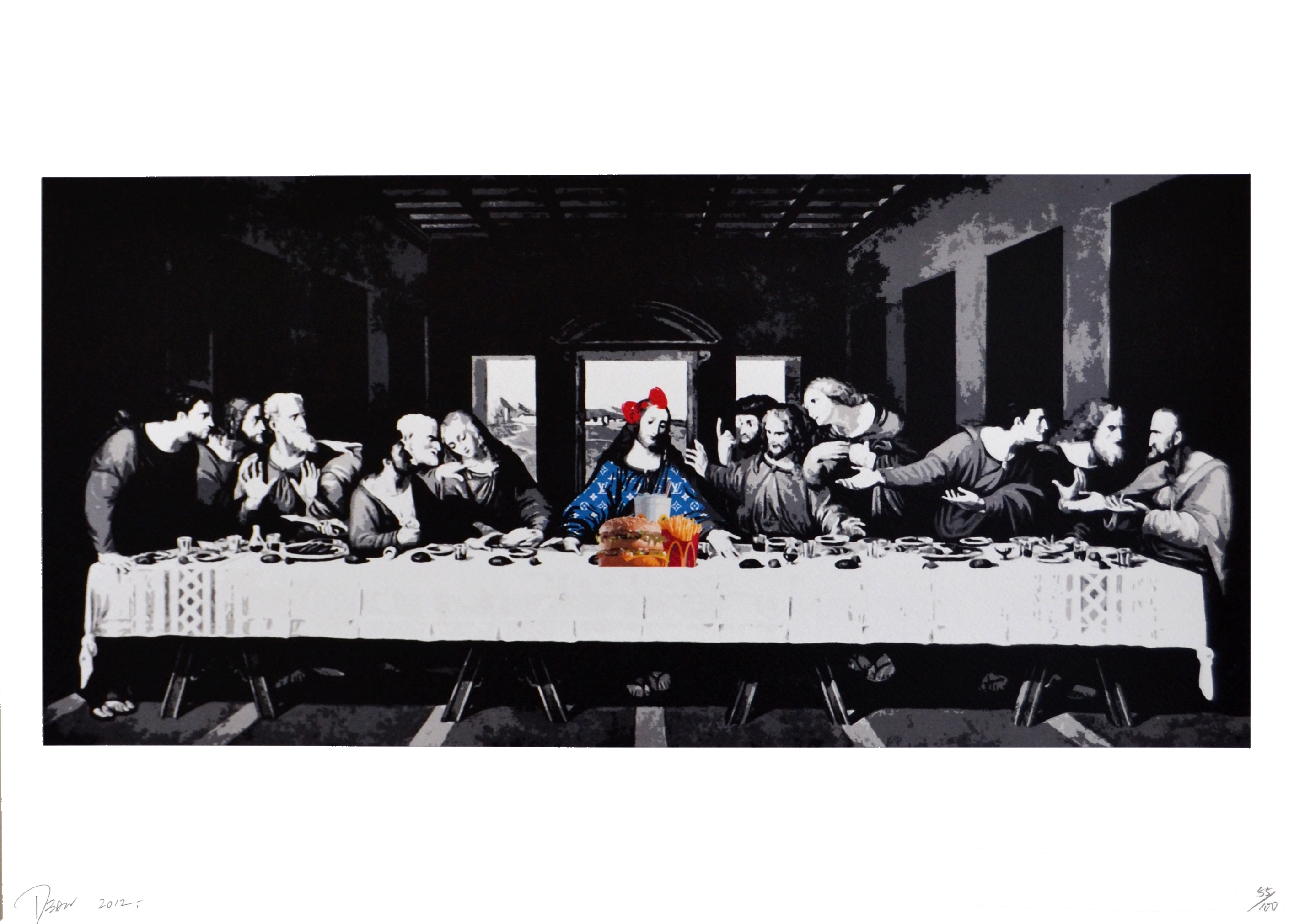Death NYC - Last Supper - Original screenprint signed and numbered ...