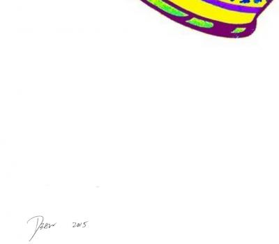 Death NYC - Soup Melt Pop Purple, 2015 - Sérigraphie signée au crayon 2