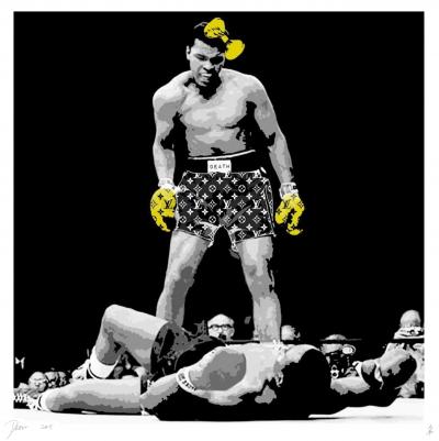 Death NYC - Ali Yellow, 2015 - Sérigraphie signée au crayon 2