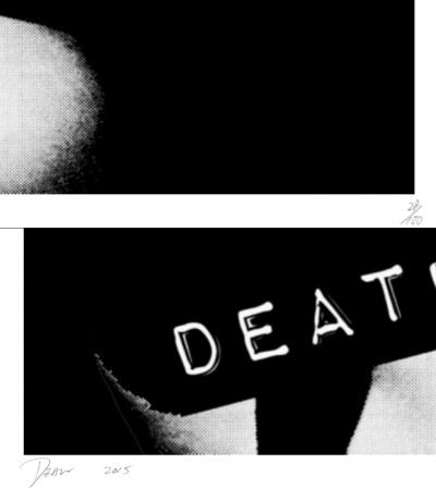 Death NYC - Monroe DIF Black, 2015 - Sérigraphie signée au crayon 2