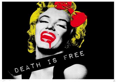 Death NYC - Monroe DIF Black, 2015 - Sérigraphie signée au crayon 2