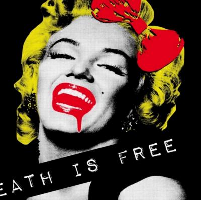 Death NYC - Monroe DIF Black, 2015 - Sérigraphie signée au crayon 2