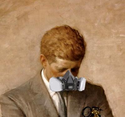Death NYC - JFK Mask, 2013 - Sérigraphie originale signée 2
