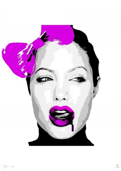 Death NYC - Jolie Purple, 2015 - Sérigraphie signée au crayon 2