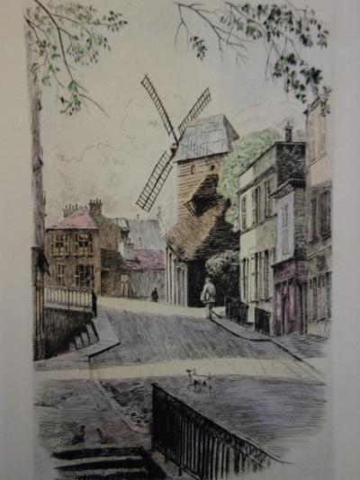 Charles SAMSON : Paris, Le Moulin de la Galette - Deux gravures - Signée 2