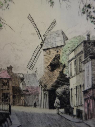 Charles SAMSON : Paris, Le Moulin de la Galette - Deux gravures - Signée 2
