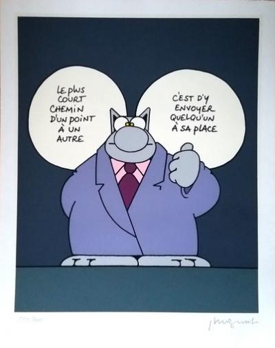 Philippe Geluck - Chemin. Le Chat 2