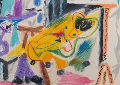 Pablo PICASSO : Le peintre et son modèle - Lithographie signée 2