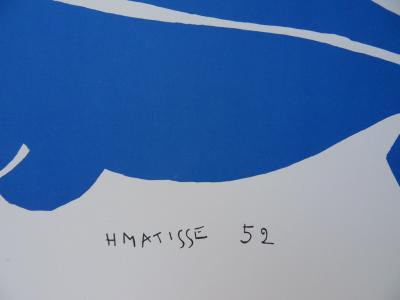 Henri MATISSE (d’après) (1869-1954) - Nu bleu au repos, Lithographi 2