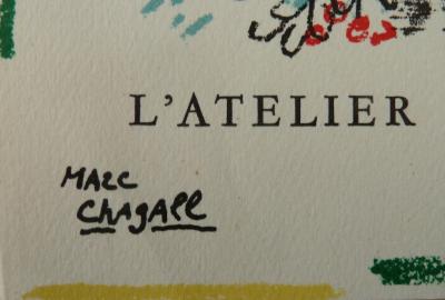 Marc CHAGALL - Une journée à l’atelier Mourlot - Lithographie originale signée 2