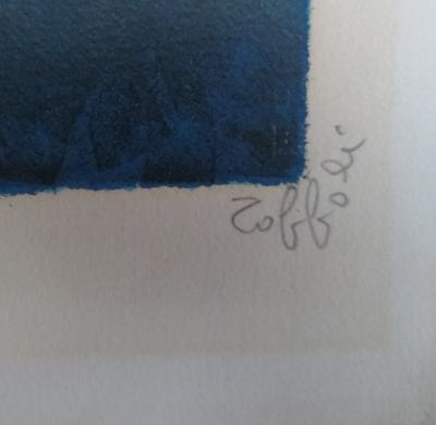 Louis TOFFOLI  - Fileuse des Andes - Lithographie signée au crayon 2