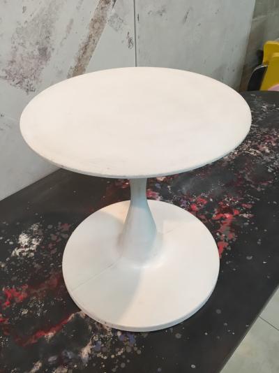 Francesco PASSANITI - Tabouret Tondo blanc mat 2