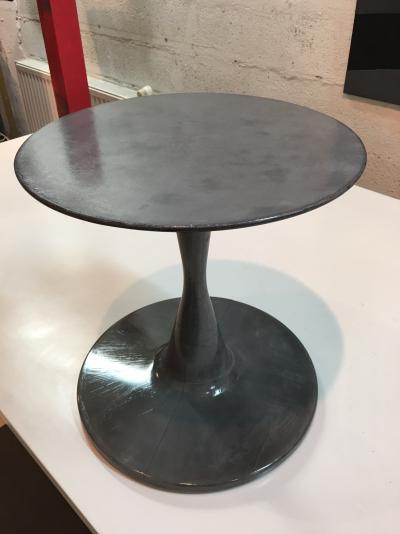 Francesco PASSANITI - tabouret Tondo anthracite brillant 2
