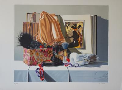 LE PRINCE - Loge d’une danseuse de cabaret - Lithographie originale signée 2