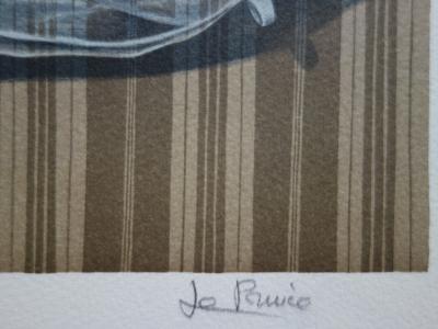 LE PRINCE - Déshabillée sous la moustiquaire - Lithographie originale signée 2