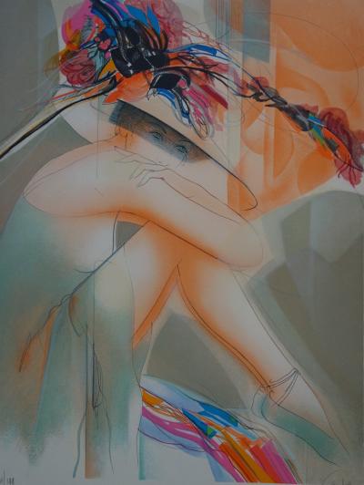 Jean-Baptiste VALADIE : Maryline - Lithographie originale signée au crayon 2