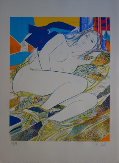 Jean-Baptiste VALADIE : Les yeux bleus - Lithographie originale signée 2