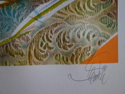 Jean-Baptiste VALADIE : Les yeux bleus - Lithographie originale signée 2